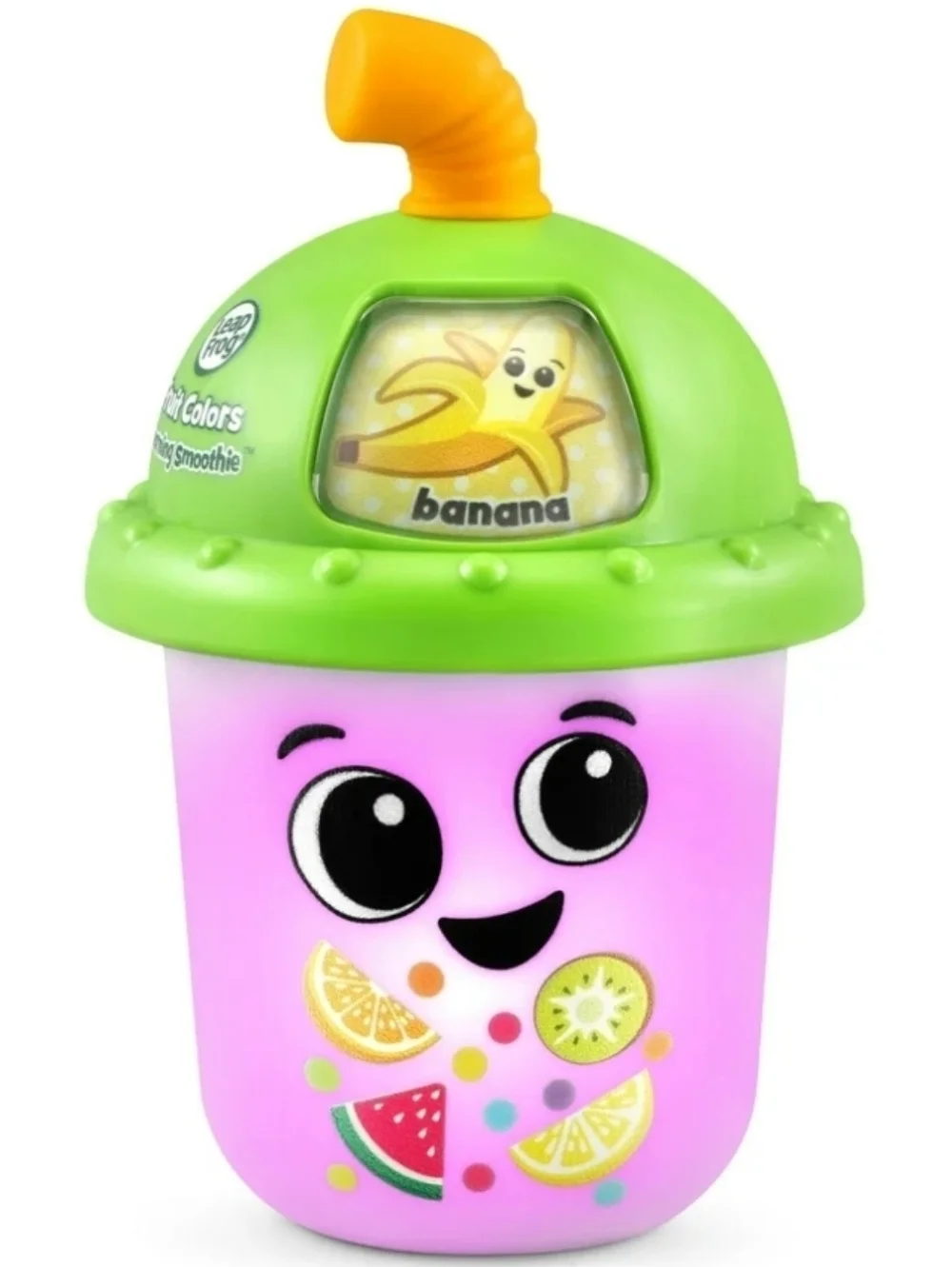 Leap Frog Fruit Colors Learning Smoothie Cup Teether Lights Up 6 Months NEW Song
